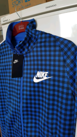 nike gingham check tracksuit